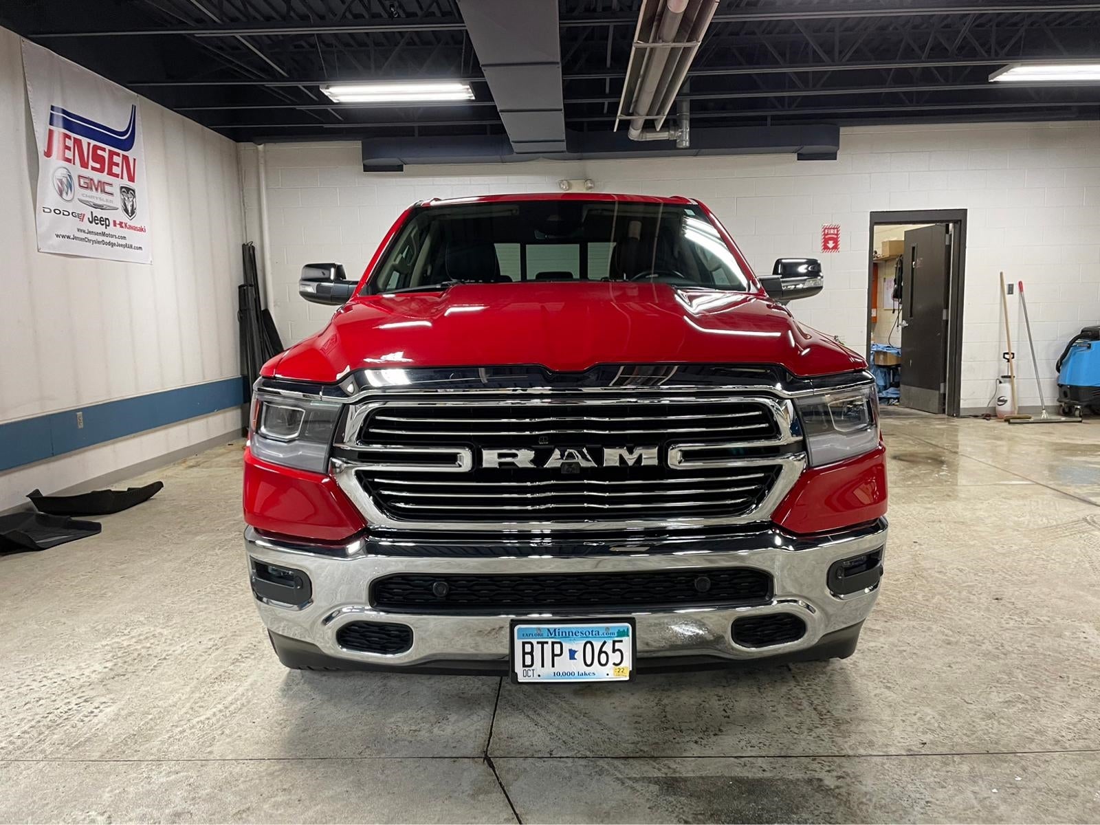 Certified 2019 RAM Ram 1500 Pickup Laramie with VIN 1C6RRFDG1KN679233 for sale in New Ulm, Minnesota