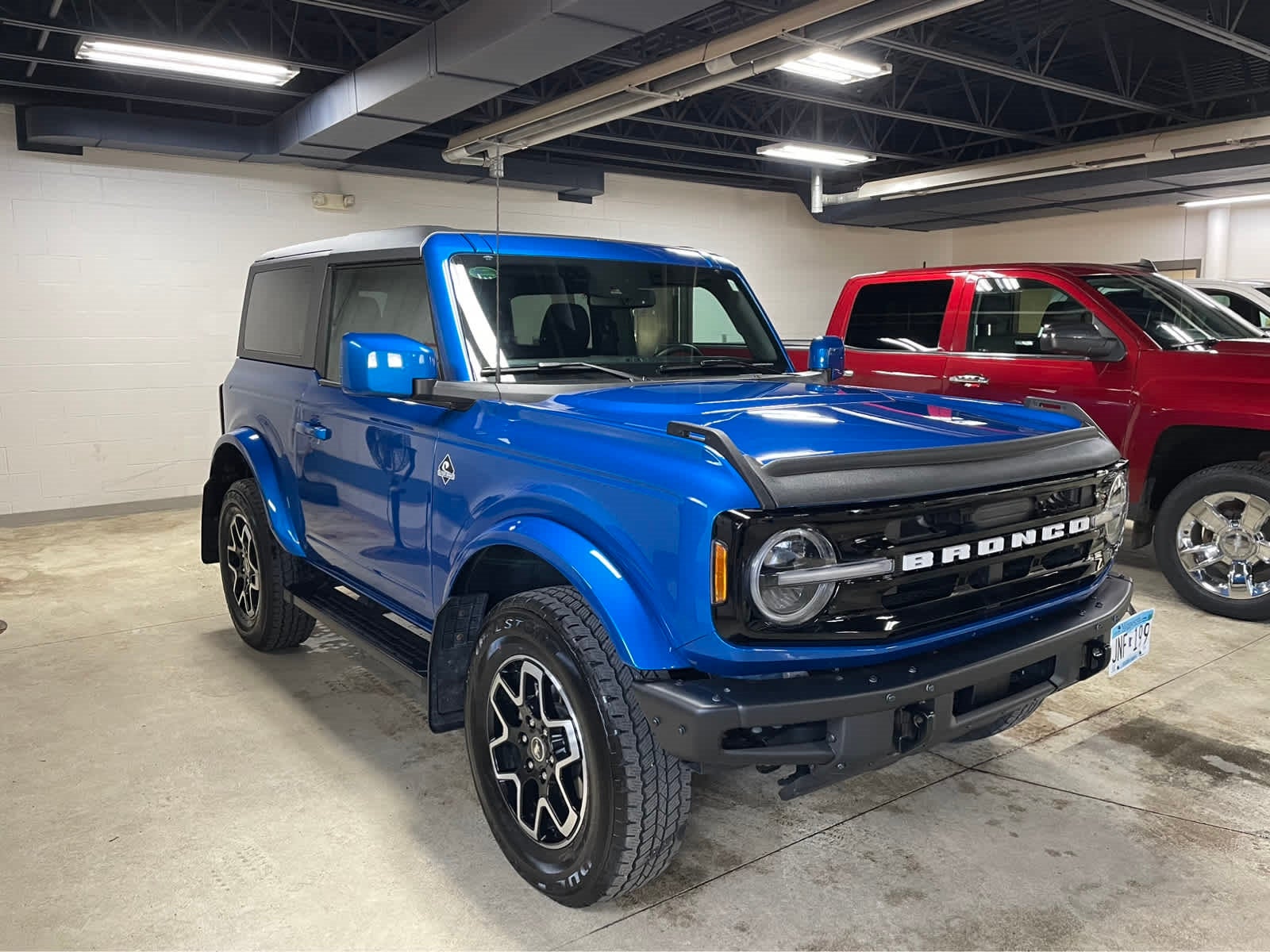 Used 2022 Ford Bronco 2-Door Outer Banks with VIN 1FMDE5APXNLB57287 for sale in New Ulm, Minnesota