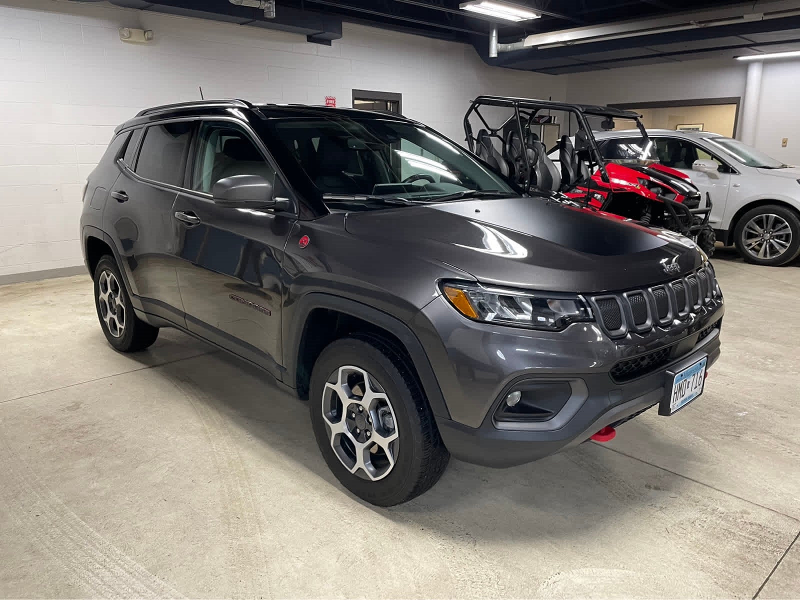 Certified 2022 Jeep Compass Trailhawk with VIN 3C4NJDDB2NT116283 for sale in New Ulm, Minnesota